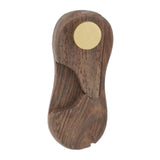 Maxbell Knife Handle Replacement Wooden for Bagels Slicing Homemade Bread Sandwiches Black Walnut