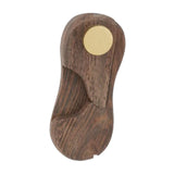 Maxbell Knife Handle Replacement Wooden for Bagels Slicing Homemade Bread Sandwiches Black Walnut