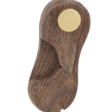 Maxbell Knife Handle Replacement Wooden for Bagels Slicing Homemade Bread Sandwiches Black Walnut
