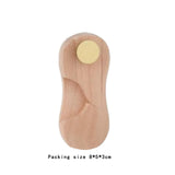 Maxbell Knife Handle Replacement Wooden for Bagels Slicing Homemade Bread Sandwiches Beech