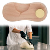 Maxbell Knife Handle Replacement Wooden for Bagels Slicing Homemade Bread Sandwiches Beech