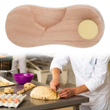 Maxbell Knife Handle Replacement Wooden for Bagels Slicing Homemade Bread Sandwiches Beech