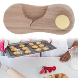 Maxbell Knife Handle Replacement Wooden for Bagels Slicing Homemade Bread Sandwiches Acacia Wood