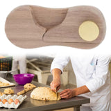 Maxbell Knife Handle Replacement Wooden for Bagels Slicing Homemade Bread Sandwiches Acacia Wood