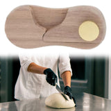 Maxbell Knife Handle Replacement Wooden for Bagels Slicing Homemade Bread Sandwiches Acacia Wood