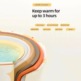 Maxbell Foldable Bathtub Lightweight Multipurpose Bathroom Accessory PVC Soaking Tub