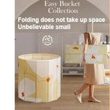 Maxbell Foldable Bathtub Lightweight Multipurpose Bathroom Accessory PVC Soaking Tub