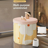 Maxbell Foldable Bathtub Lightweight Multipurpose Bathroom Accessory PVC Soaking Tub