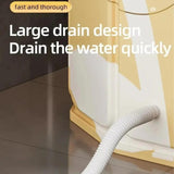 Maxbell Foldable Bathtub with Cushion and Drain Lightweight SPA Bath for Kids Adults yellow