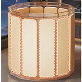 Maxbell Foldable Bathtub with Cushion and Drain Lightweight SPA Bath for Kids Adults yellow