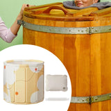 Maxbell Foldable Bathtub with Cushion and Drain Lightweight SPA Bath for Kids Adults yellow