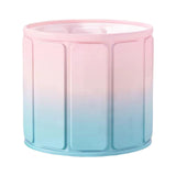 Maxbell Foldable Bathtub PVC Space Saving Storage for Camping Home Portable Bath Tub pink blue