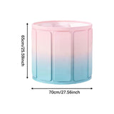 Maxbell Foldable Bathtub PVC Space Saving Storage for Camping Home Portable Bath Tub pink blue