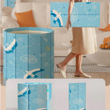 Maxbell Foldable Bathtub PVC Space Saving Storage for Camping Home Portable Bath Tub blue