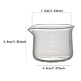 Maxbell Espresso Cup Parts Milk Frothing Pitcher for Beverage Steak Sauce Coffee Bar