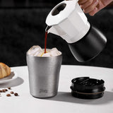 Maxbell Insulated Coffee Mug Drink Bottle for Cold and Hot 280ml for Outdoor Fitness