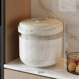 Maxbell Airtight Rice Container Organizer Cereal Bucket for Kitchen Household Pantry