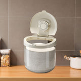 Maxbell Airtight Rice Container Organizer Cereal Bucket for Kitchen Household Pantry