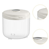 Maxbell Airtight Rice Container Organizer Cereal Bucket for Kitchen Household Pantry