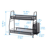 Maxbell 2 Tier Shelf Standing Multifunctional Storage Rack for Make up Spice Kitchen