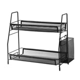 Maxbell 2 Tier Shelf Standing Multifunctional Storage Rack for Make up Spice Kitchen