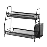 Maxbell 2 Tier Shelf Standing Multifunctional Storage Rack for Make up Spice Kitchen