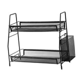 Maxbell 2 Tier Shelf Standing Multifunctional Storage Rack for Make up Spice Kitchen