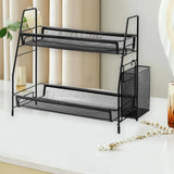 Maxbell 2 Tier Shelf Standing Multifunctional Storage Rack for Make up Spice Kitchen