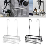 Maxbell Hanging Shower Rack Sturdy Shower Shelves for Shower Accessories Sponge Soap Silver