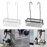 Maxbell Hanging Shower Rack Sturdy Shower Shelves for Shower Accessories Sponge Soap Silver