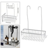 Maxbell Hanging Shower Rack Sturdy Shower Shelves for Shower Accessories Sponge Soap Silver