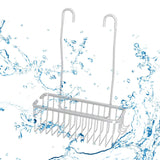 Maxbell Hanging Shower Rack Sturdy Shower Shelves for Shower Accessories Sponge Soap Silver