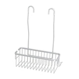 Maxbell Hanging Shower Rack Sturdy Shower Shelves for Shower Accessories Sponge Soap Silver