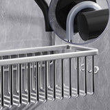 Maxbell Hanging Shower Rack Sturdy Shower Shelves for Shower Accessories Sponge Soap Silver