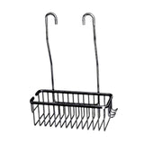 Maxbell Hanging Shower Rack Sturdy Shower Shelves for Shower Accessories Sponge Soap Black
