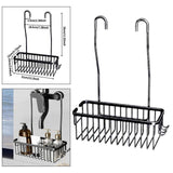 Maxbell Hanging Shower Rack Sturdy Shower Shelves for Shower Accessories Sponge Soap Black