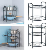 Maxbell Pots and Pans Organizer Storage Solution for Pantry Organization and Storage 2 tier