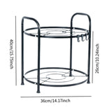Maxbell Pots and Pans Organizer Storage Solution for Pantry Organization and Storage 2 tier