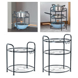 Maxbell Pots and Pans Organizer Storage Solution for Pantry Organization and Storage 2 tier
