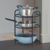 Maxbell Pots and Pans Organizer Storage Solution for Pantry Organization and Storage 3 tier