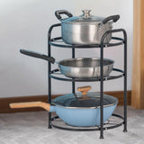 Maxbell Pots and Pans Organizer Storage Solution for Pantry Organization and Storage 3 tier