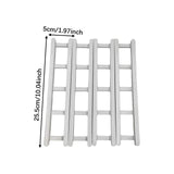 Maxbell 4Pcs Wall or Cabinet Mounted Adjustable Coffee Capsule Holder for Hotels Bar