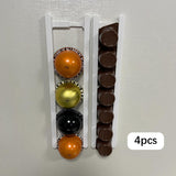 Maxbell 4Pcs Wall or Cabinet Mounted Adjustable Coffee Capsule Holder for Hotels Bar