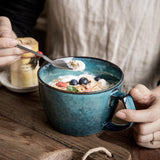 Maxbell Breakfast Mug 650ml Wide Ceramic Coffee Mug for Birthday Gift Office Parties