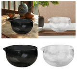 Maxbell Matcha Bowl with Spout Ceremonial Matcha Chawan for Cold Brew Cold/Hot Water Clear