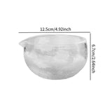 Maxbell Matcha Bowl with Spout Ceremonial Matcha Chawan for Cold Brew Cold/Hot Water Clear