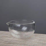 Maxbell Matcha Bowl with Spout Ceremonial Matcha Chawan for Cold Brew Cold/Hot Water Clear