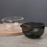 Maxbell Matcha Bowl with Spout Ceremonial Matcha Chawan for Cold Brew Cold/Hot Water Black