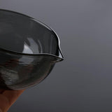 Maxbell Matcha Bowl with Spout Ceremonial Matcha Chawan for Cold Brew Cold/Hot Water Black