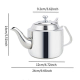 Maxbell Stainless Steel Teapot 1.4L Thickened Water Boiler for Home Restaurant
